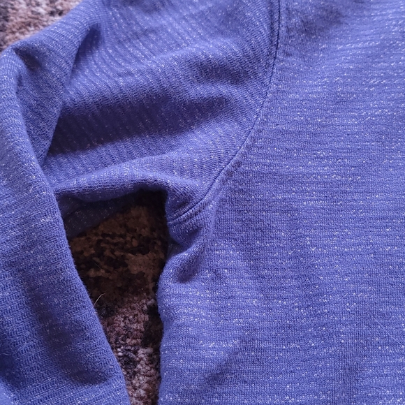 Champion Women's M Light Blue Striped Hoodie Workout Athletic Basic - Picture 4 of 5